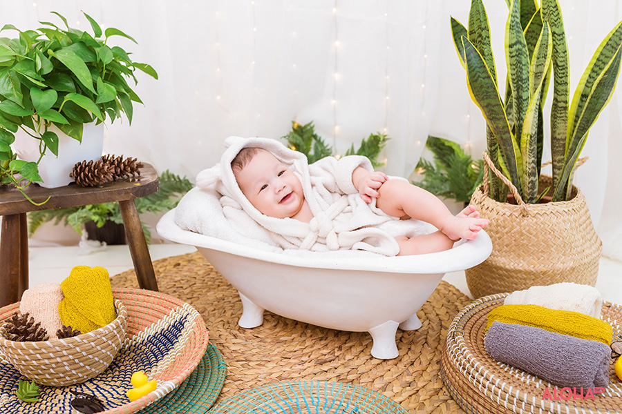 album ảnh gia đình bé tôn